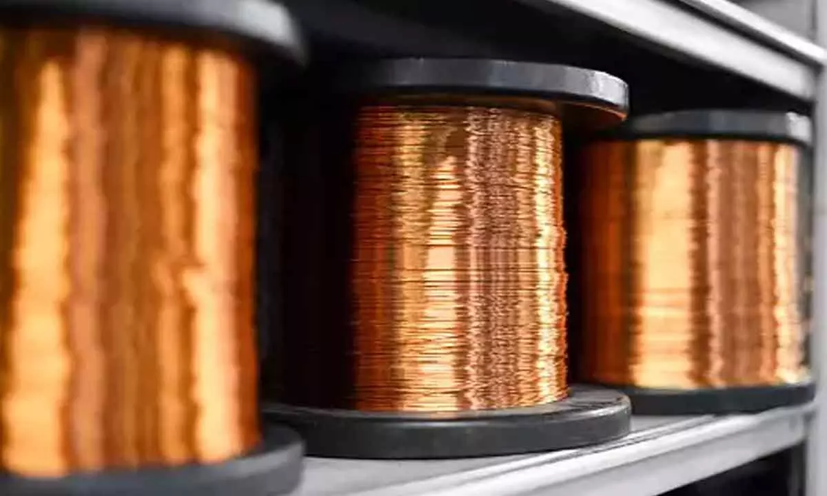 Copper futures gain on higher spot demand