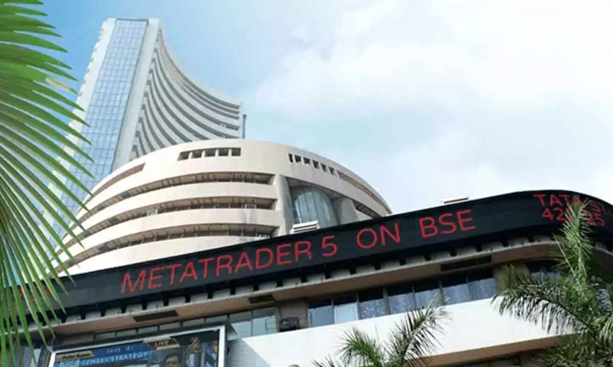 Key indices drift higher in volatile session