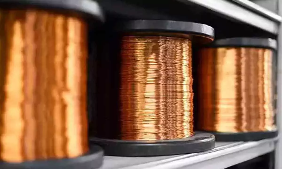 Copper futures gain on higher demand