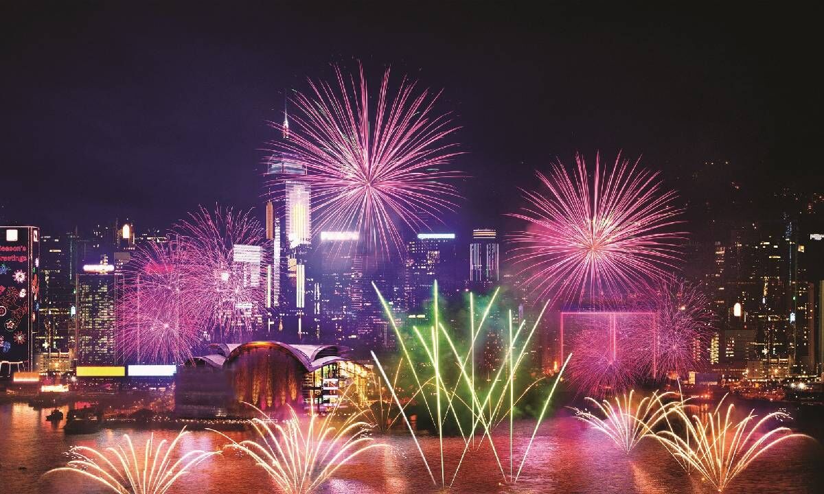 Hong Kong’s largest ever New Year countdown Firework Musical to