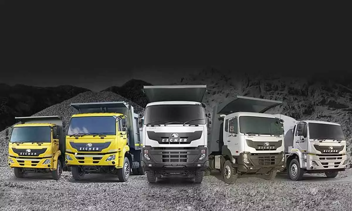 Eicher unveils new e-smart tipper