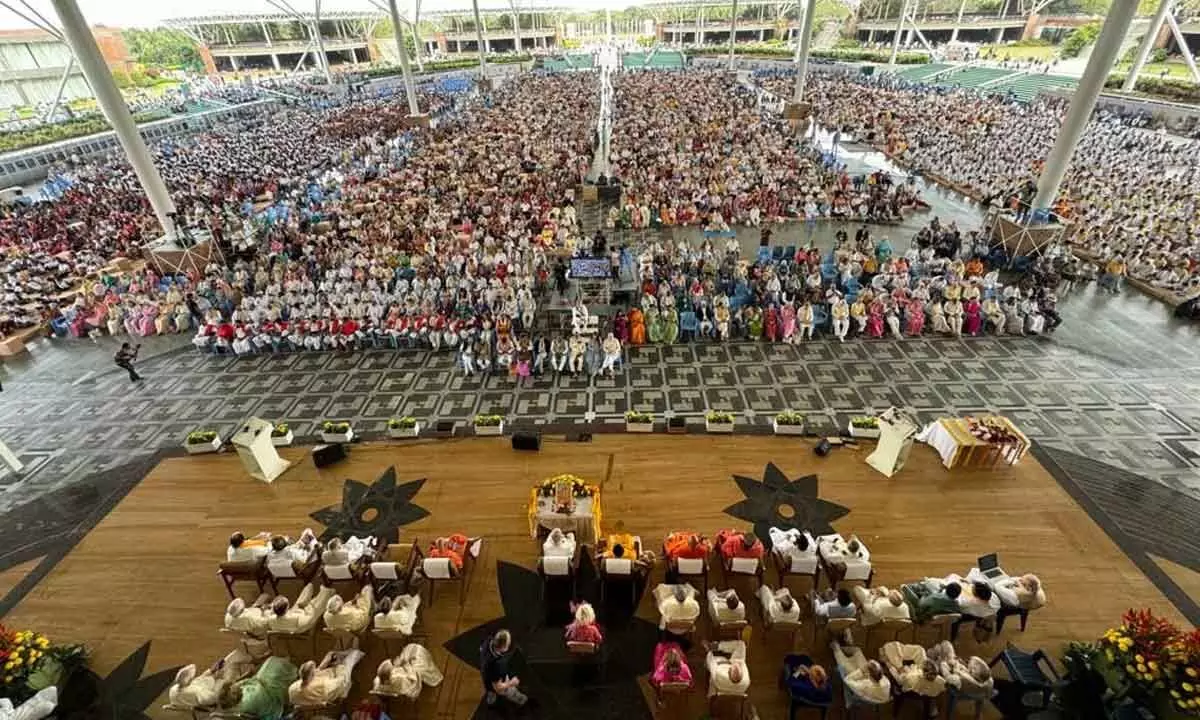 10k people assemble for world peace in Hyderabad