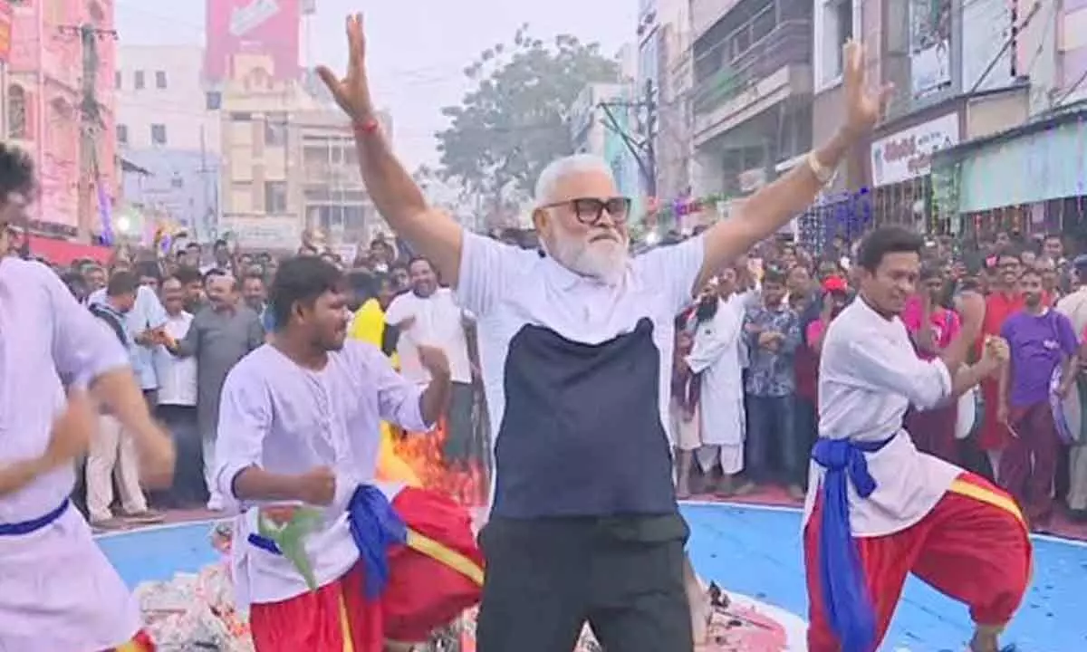 Andhra minister steals the show with energetic Sankranti dance