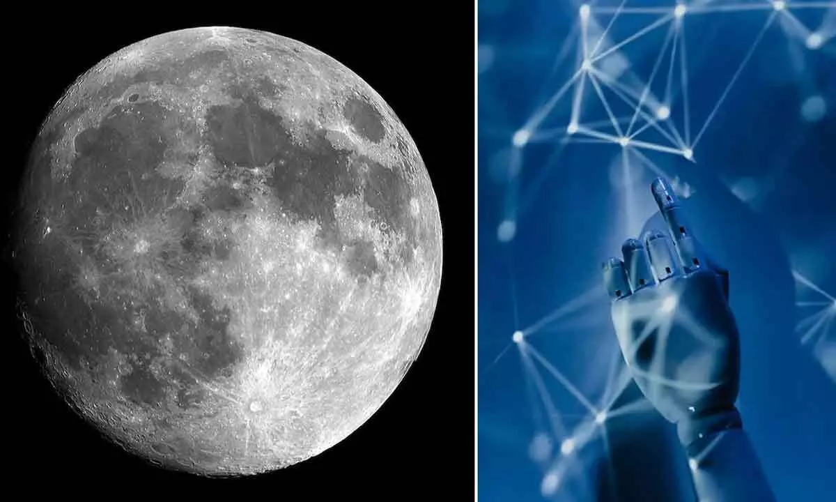 Scientists study lunar rocks using AI