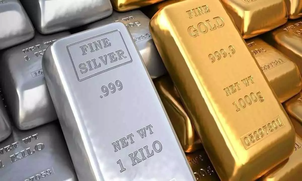 Gold jumps Rs170; silver plunges Rs300
