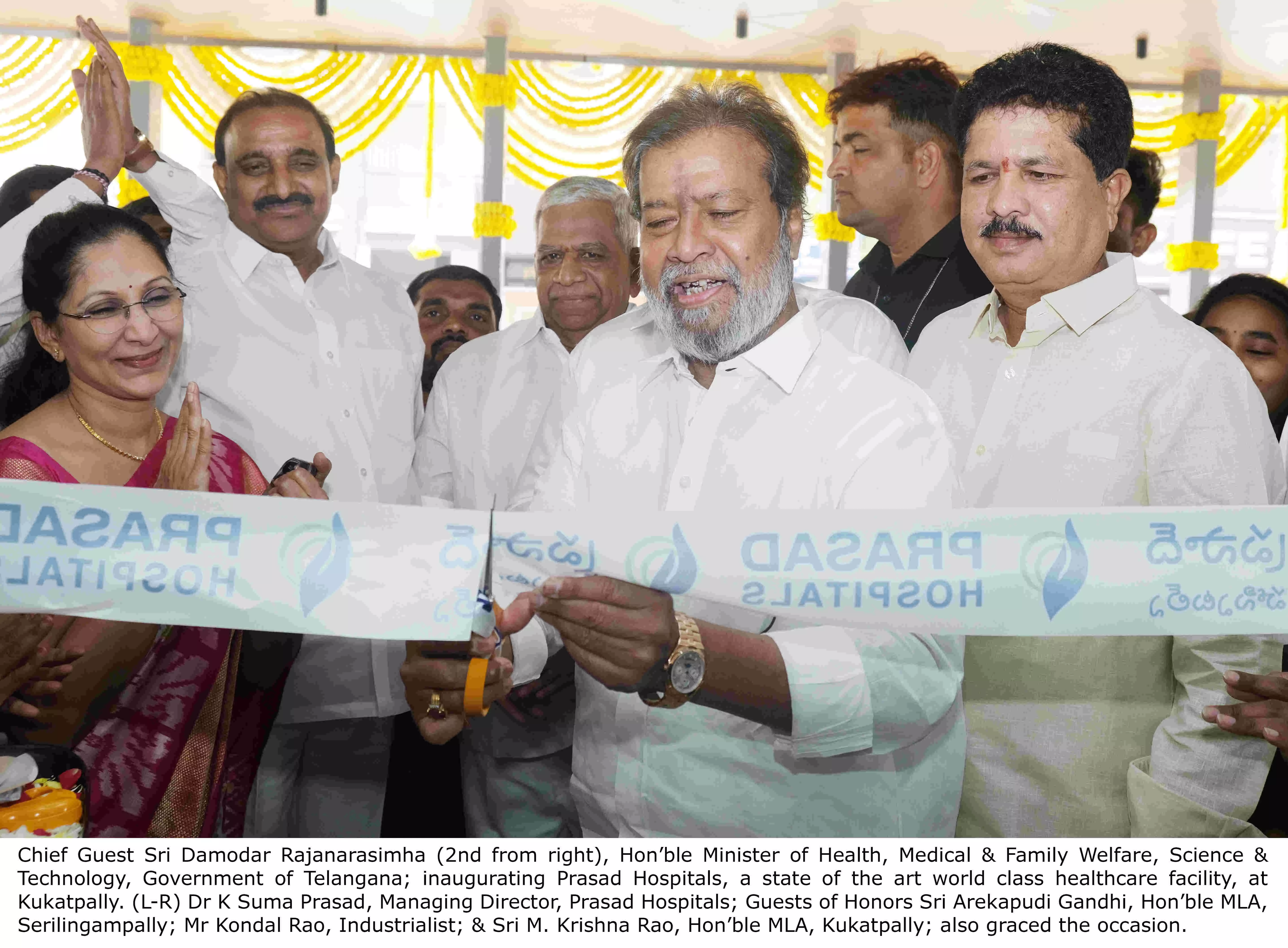 Health Minister inaugurates Prasad Hospital at Kukatpally