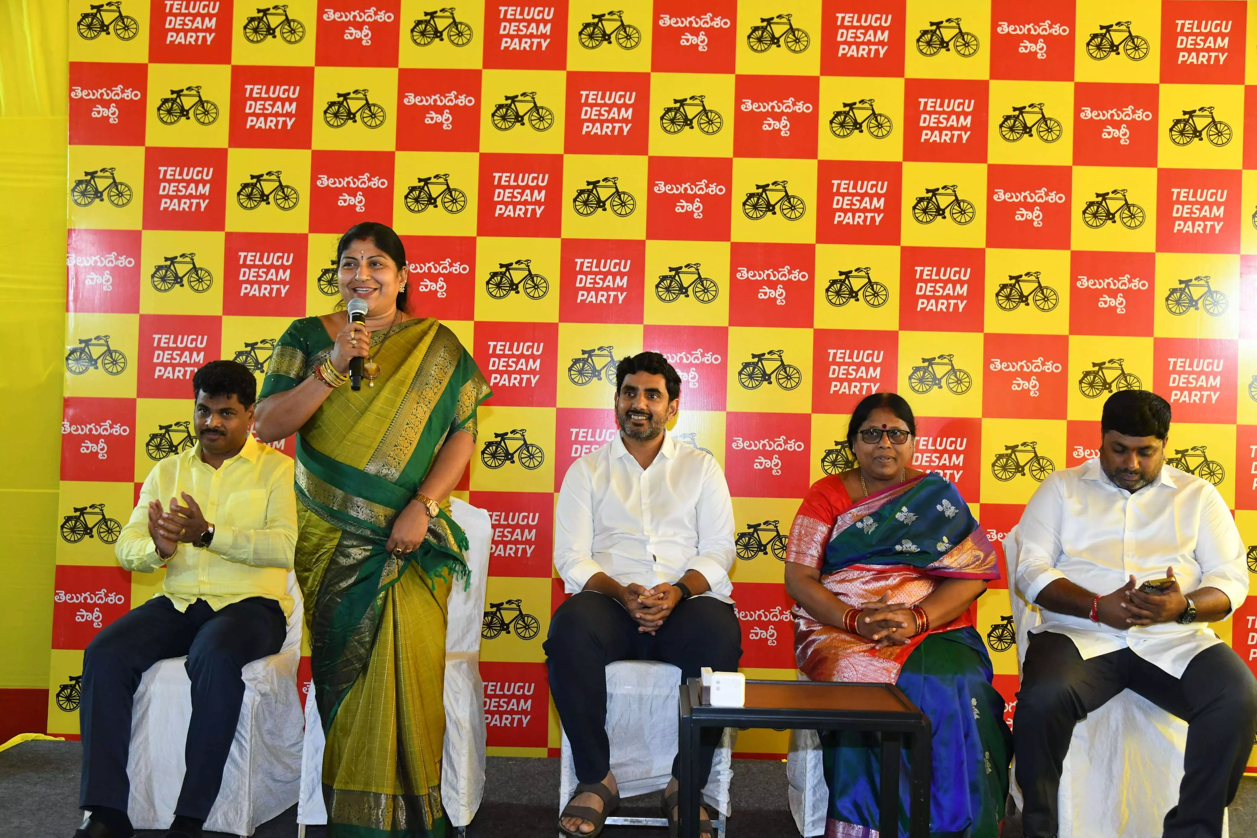 Indukuri Sudha Rani joins TDP, slams corruption in S Kota