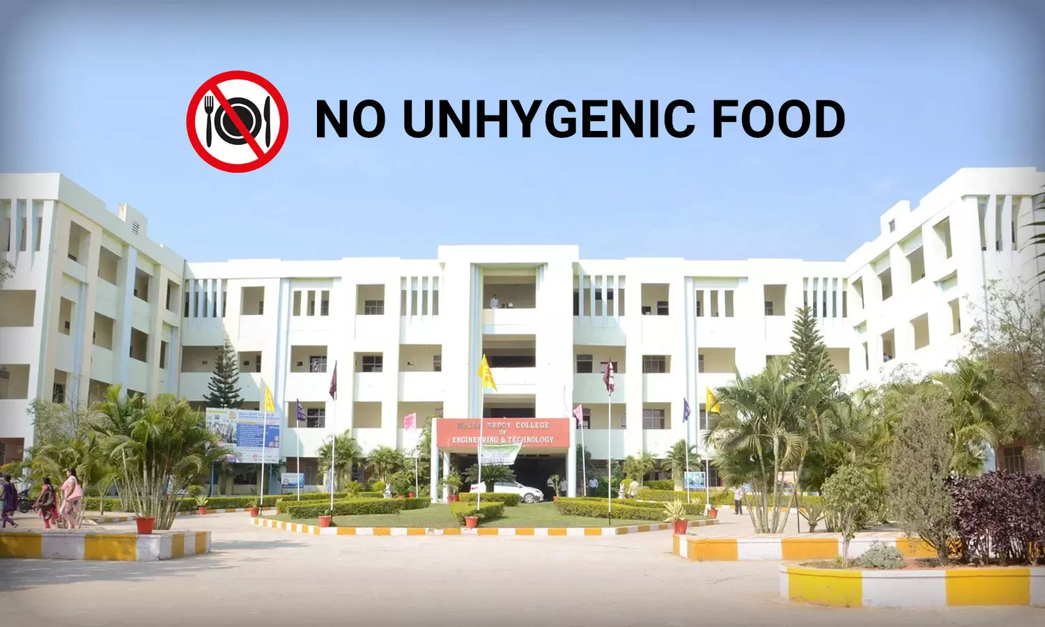 Students Protest Unhygienic Food in Hyderabad Malla Reddy College