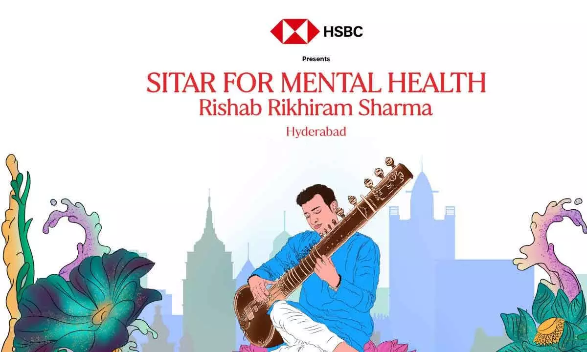 Sitar for Mental Health concert in Hyd