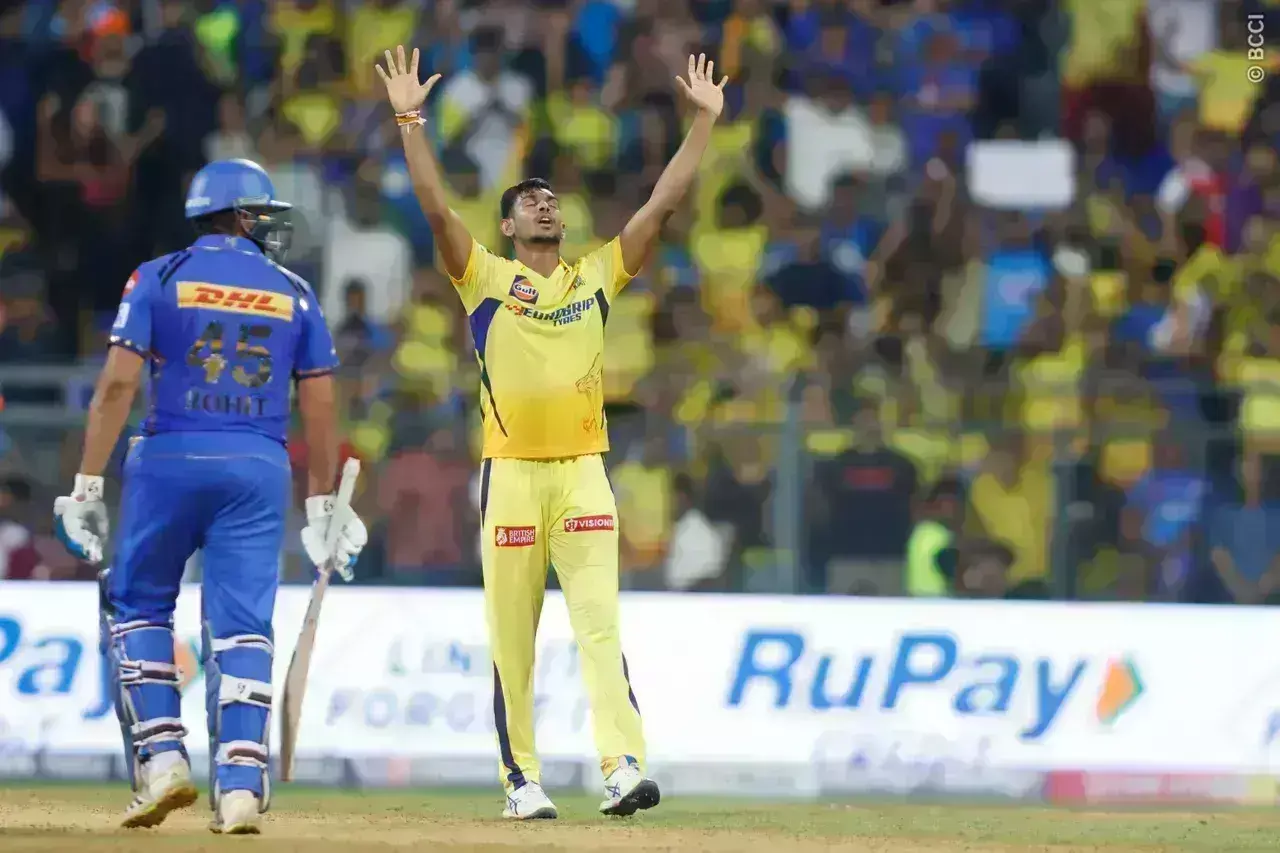 IPL 2024 MI vs CSK: Matheesha Pathirana says keeping calm is one of secrets of success; PC: IPLT20.com