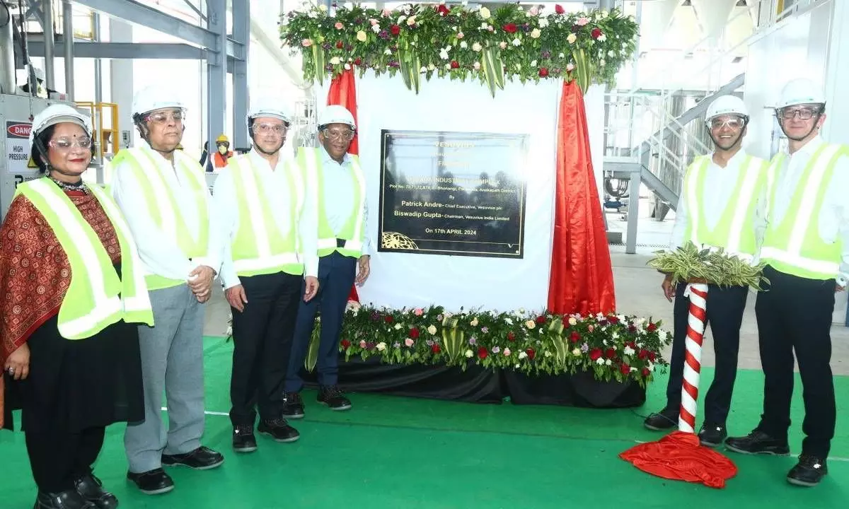 Vesuvius inaugurates mould flux unit in Vizag