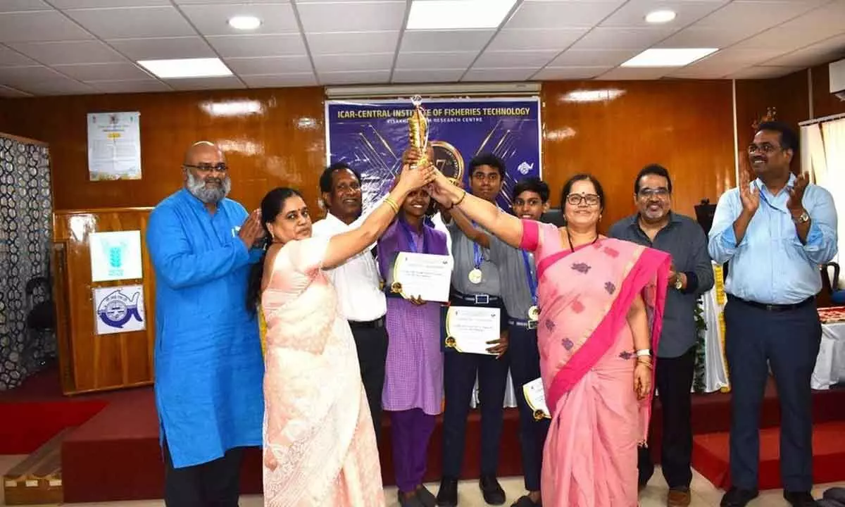 Students explore ocean science at CIFT Vizag