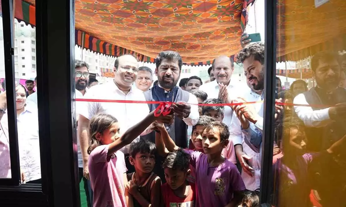 Credai Hyd donates creche for kids of on-site labourers