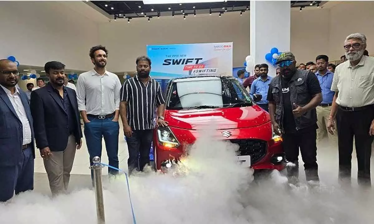 Marutis Epic New Swift makes debut in Hyd