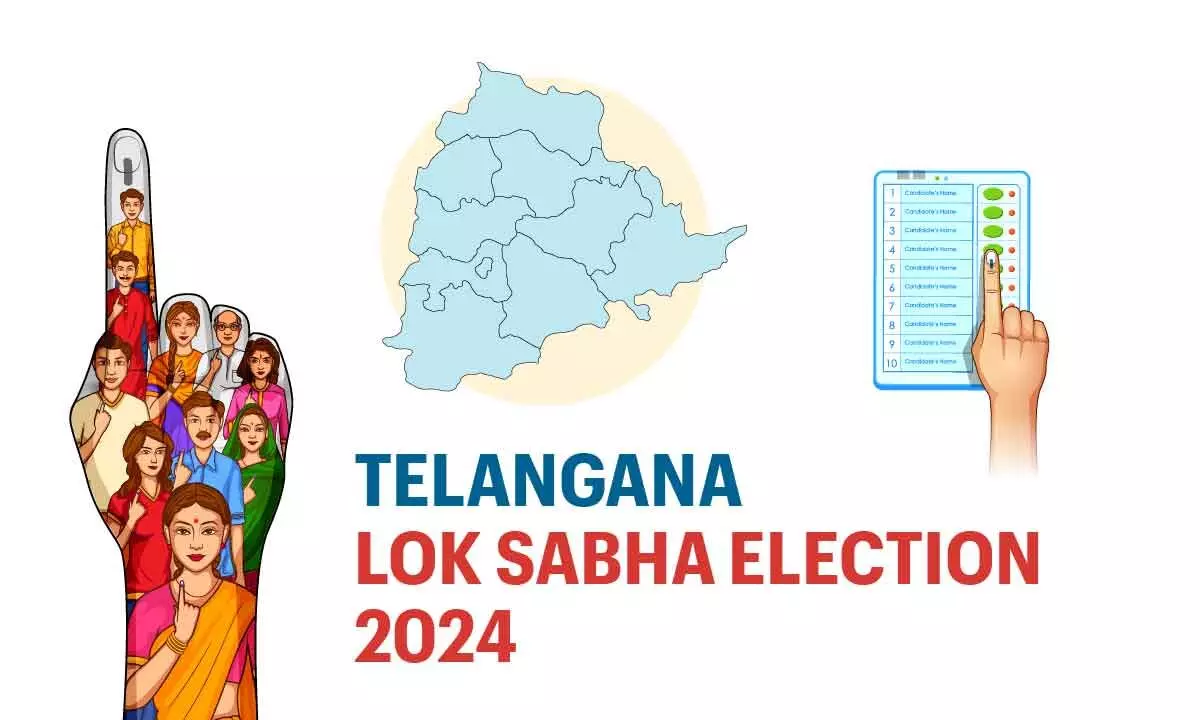 Telangana set for LS polling today