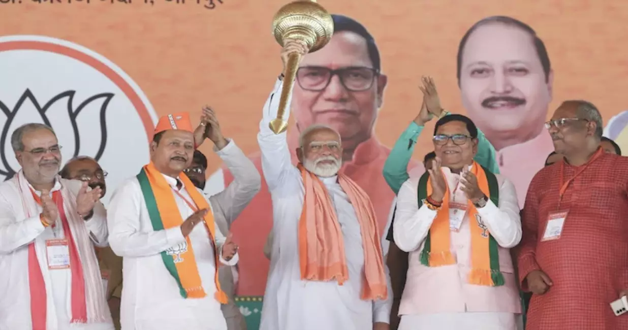 INDIA bloc will disintegrate khata khat after June 4: PM Narendra Modi