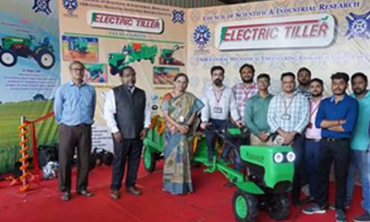 CSIR-CMERI unveils new electric tiller for small and marginal farmers