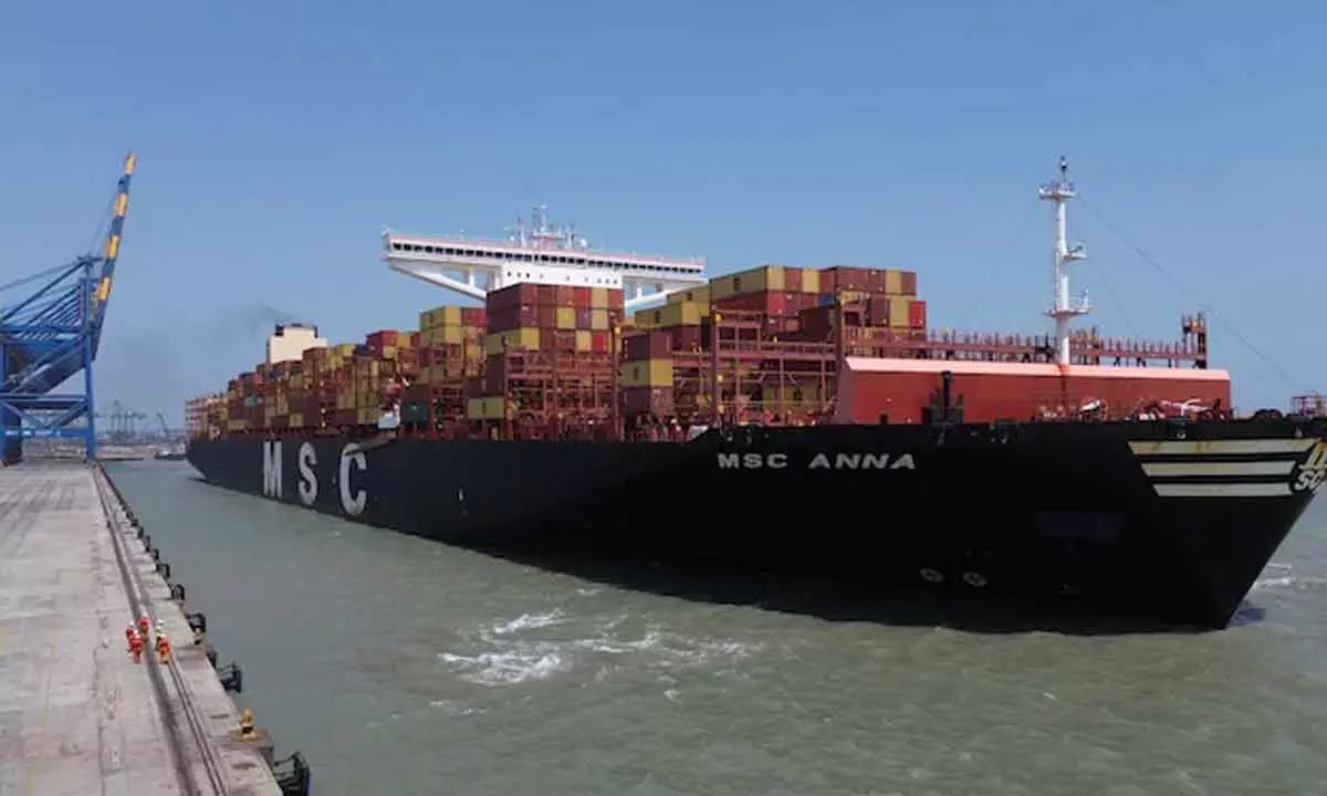 Docking of largest container ship elevates stature of Mundra Port