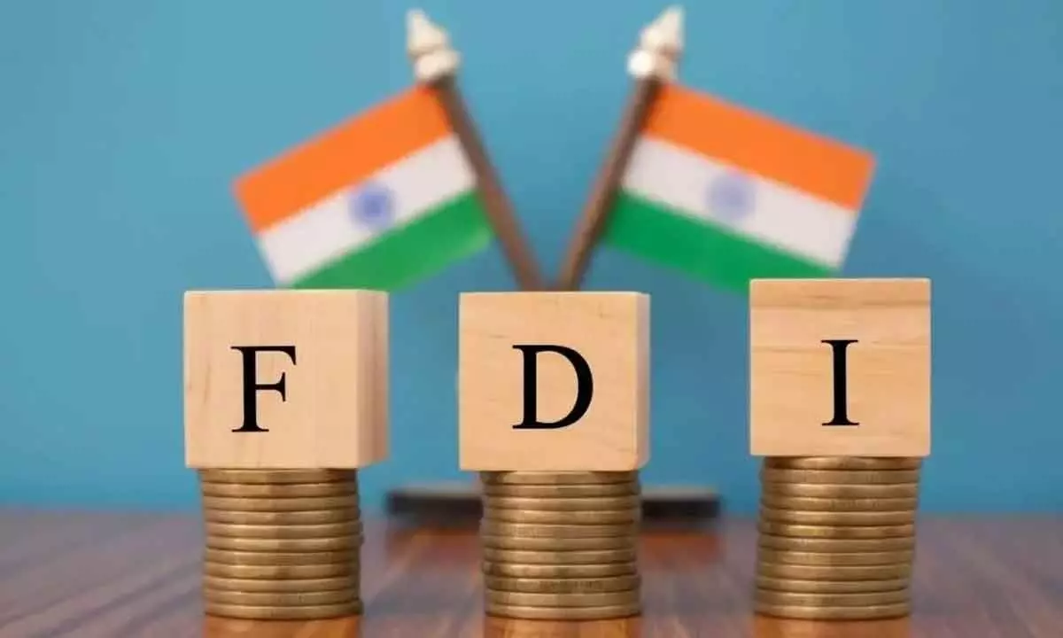 3.49% fall in FDI inflows in FY24