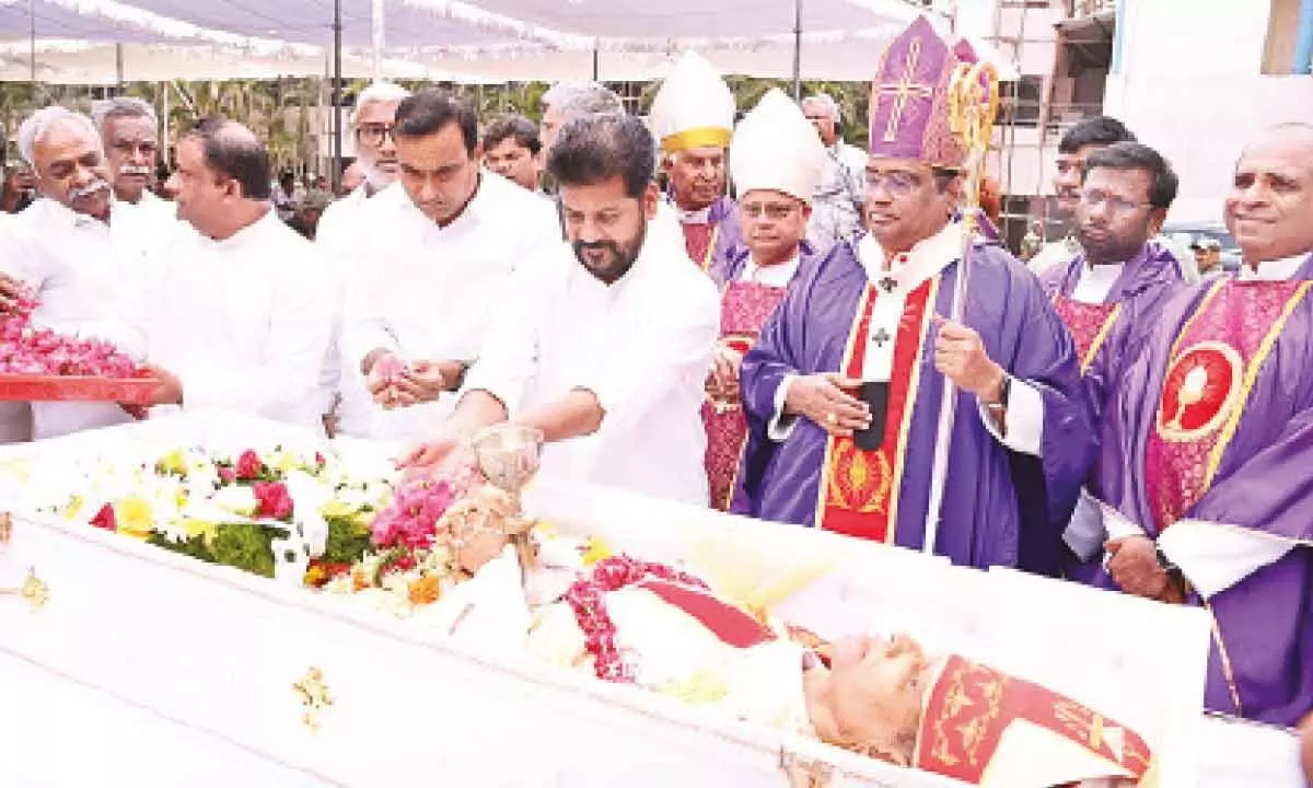 CM Revanth pays tributes to Arcbishop Thumma  Bala