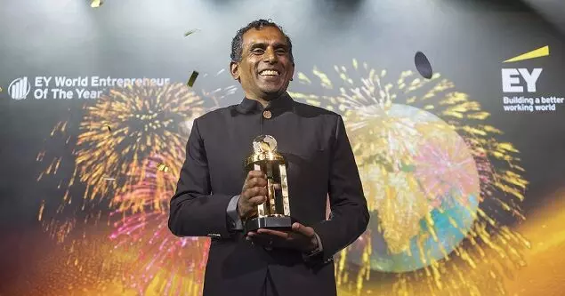 Vellayan Subbiah from India named EY World Entrepreneur of The Year 2024