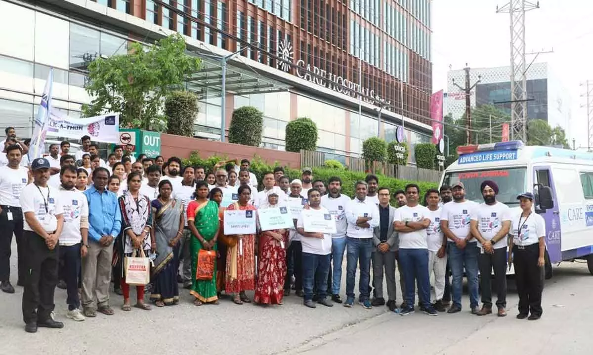 Care Hospitals holds walkathon to raise awareness for brain tumours