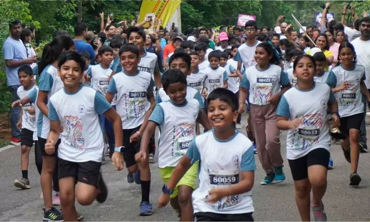 Hyd Runners hold 4k run for school kids