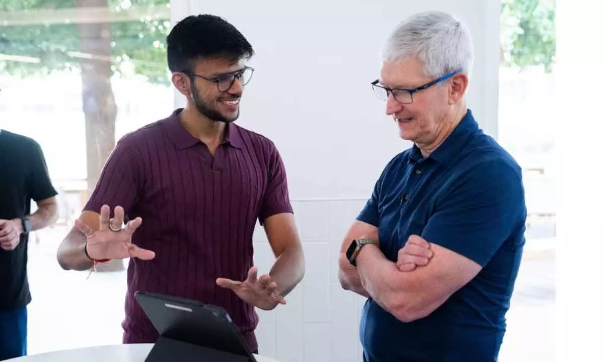 Apple CEO meets Indian student ahead of WWDC 2024