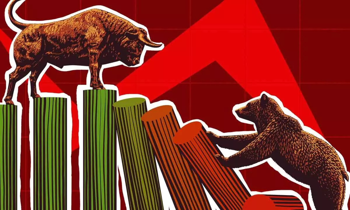 Sensex, Nifty off intra-day record peaks