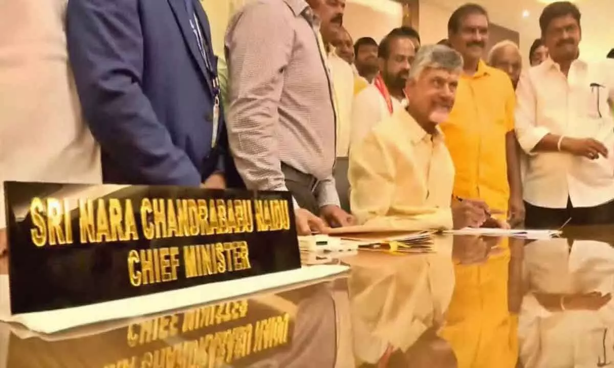 CM Chandrababu Naidu clears 5 pre-poll promises