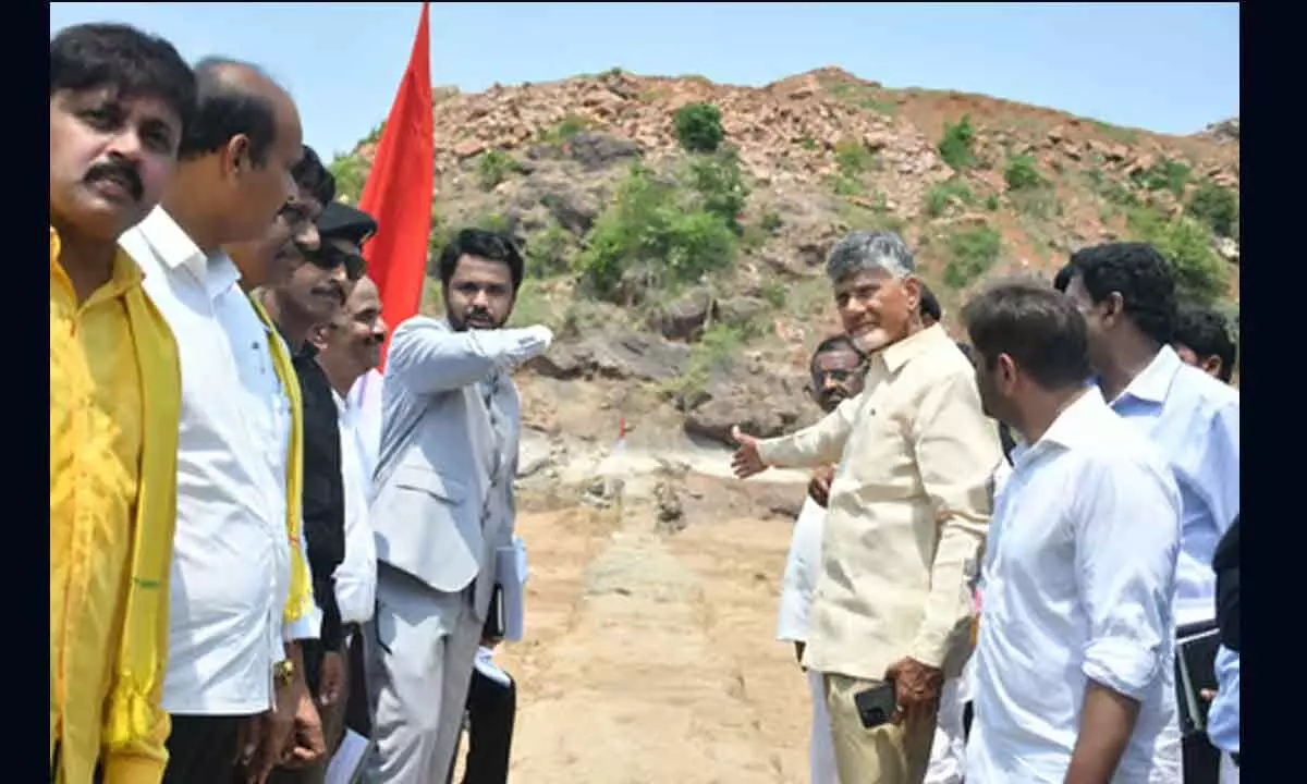 Naidu blames Jagan for posing fresh complications for Polavaram