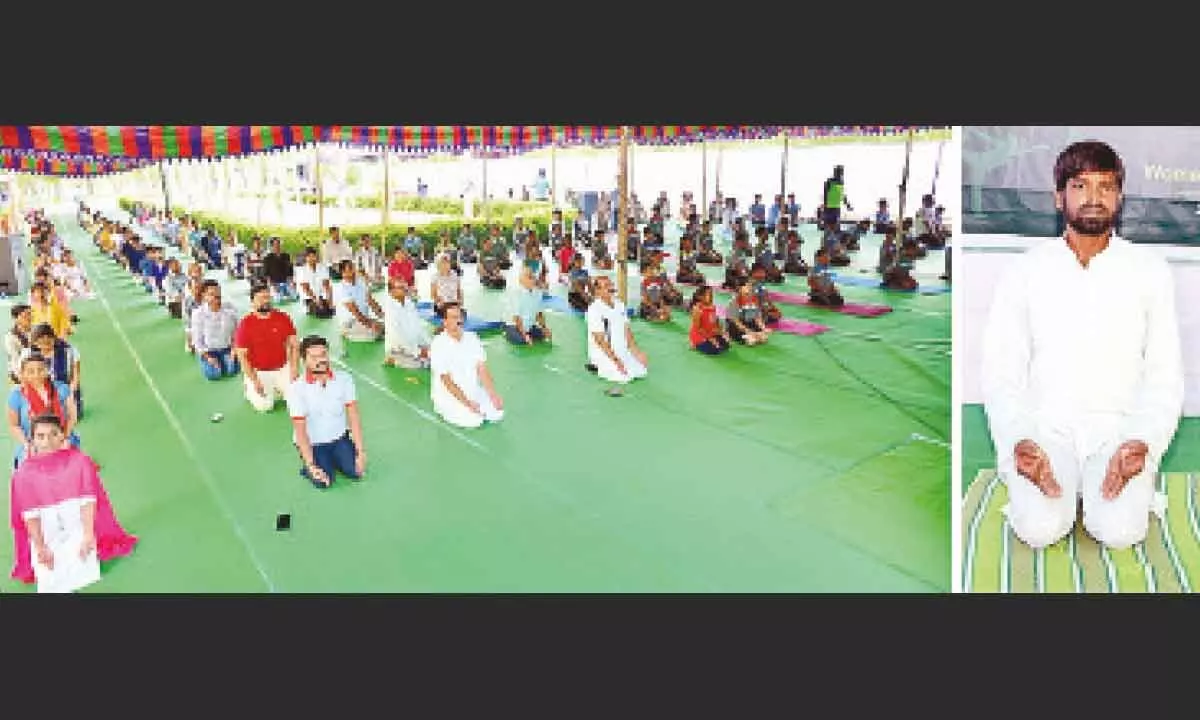 Yoga day observed