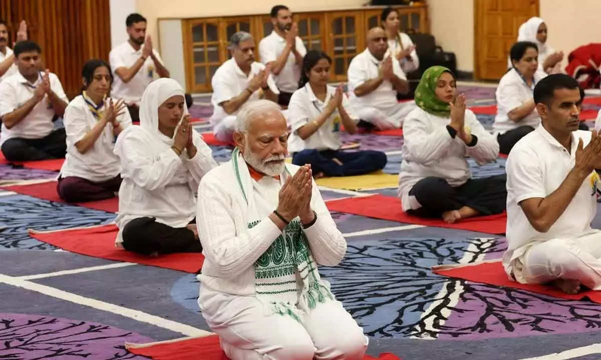 World feels yoga is powerful agent of global good: PM Modi