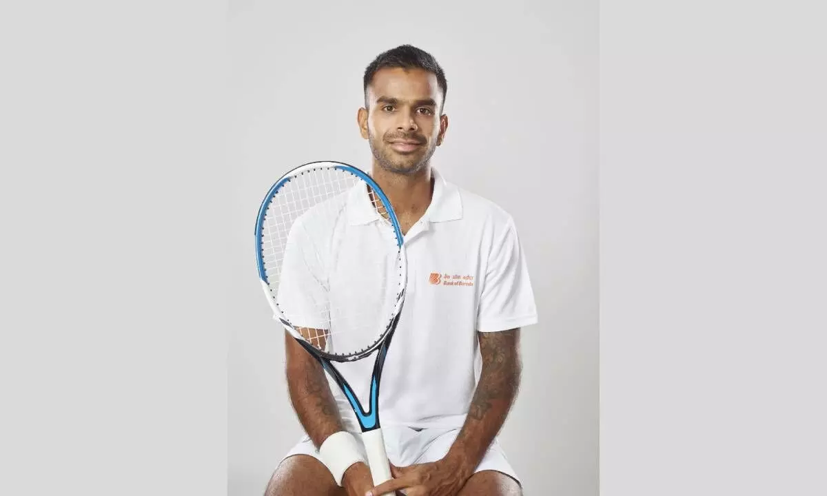 Indian tennis player Mr. Sumit Nagal
