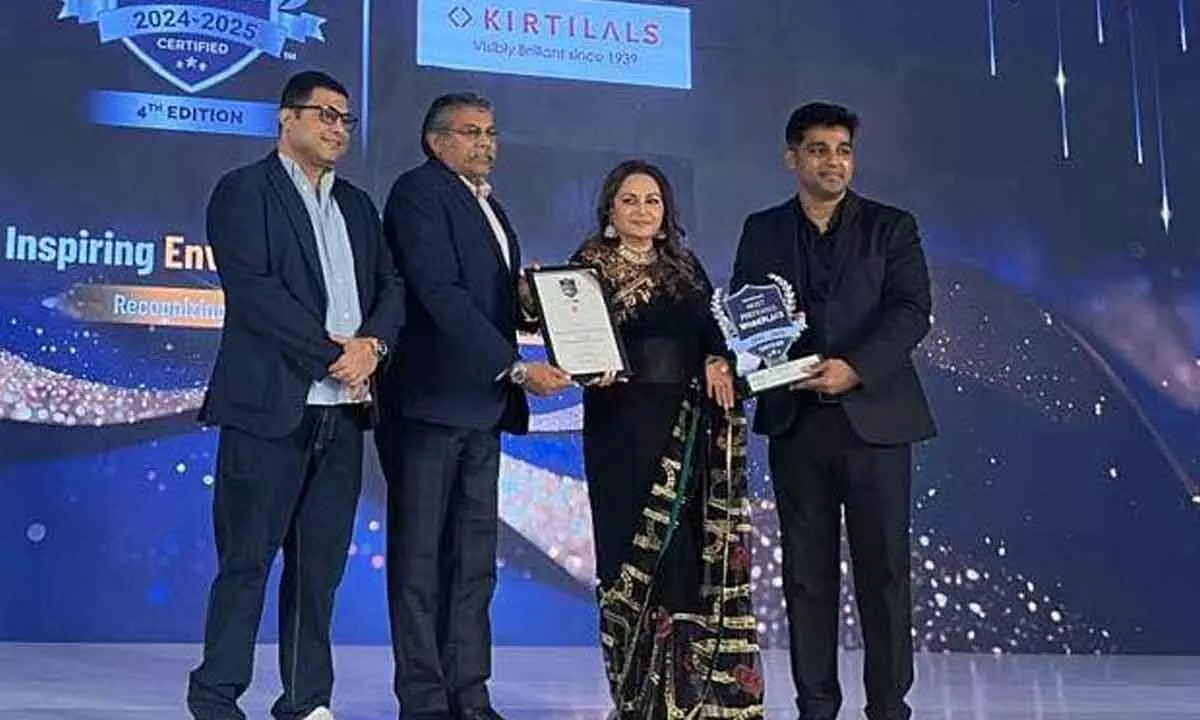 Kirtilal recognised as one of most preferred workplaces