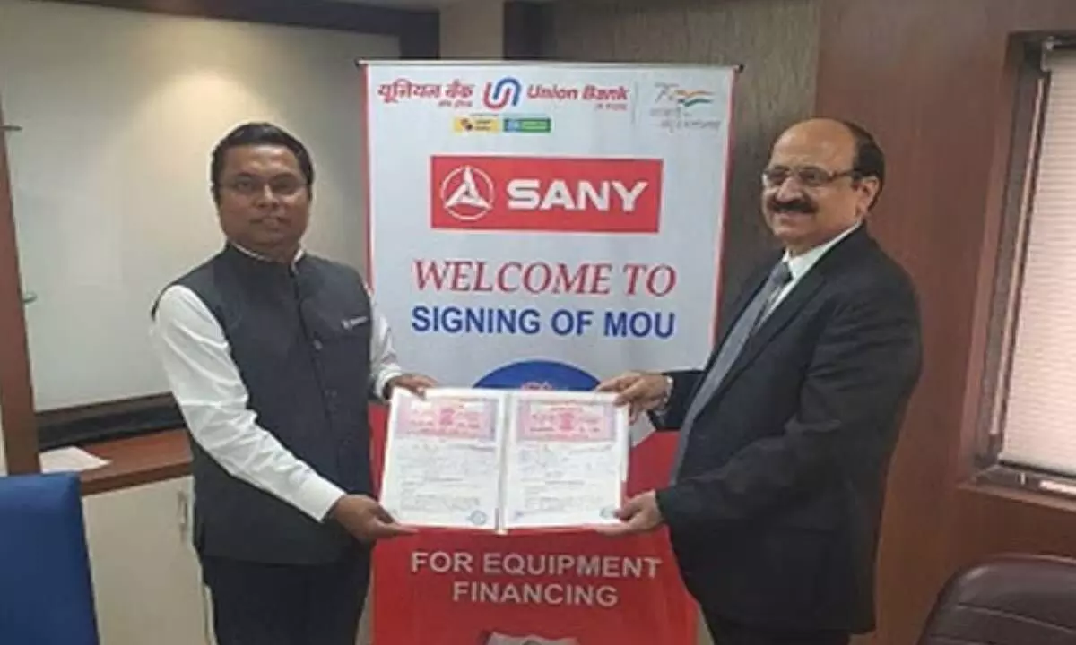 Sany India in tie-up with Union Bank to provide financial solutions to its customers