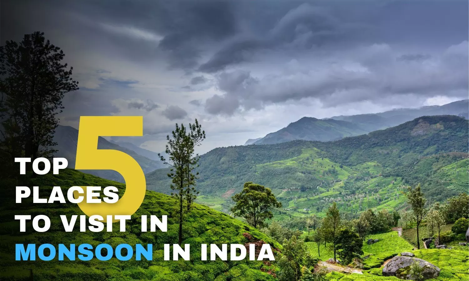 Top 5 Places to Visit in Monsoons in India