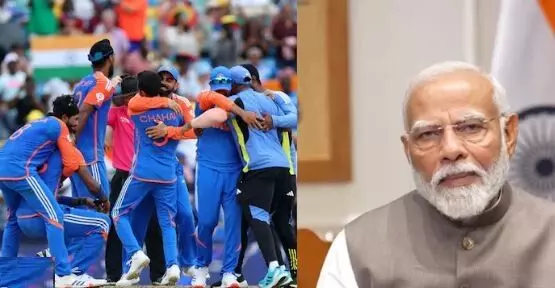 PM Modi congratulates Indian cricket team for T20 World Cup win