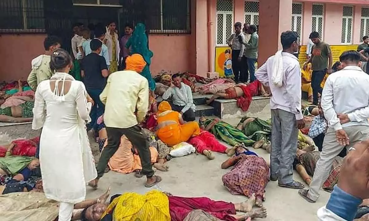 Over 50 people killed in UP stampede