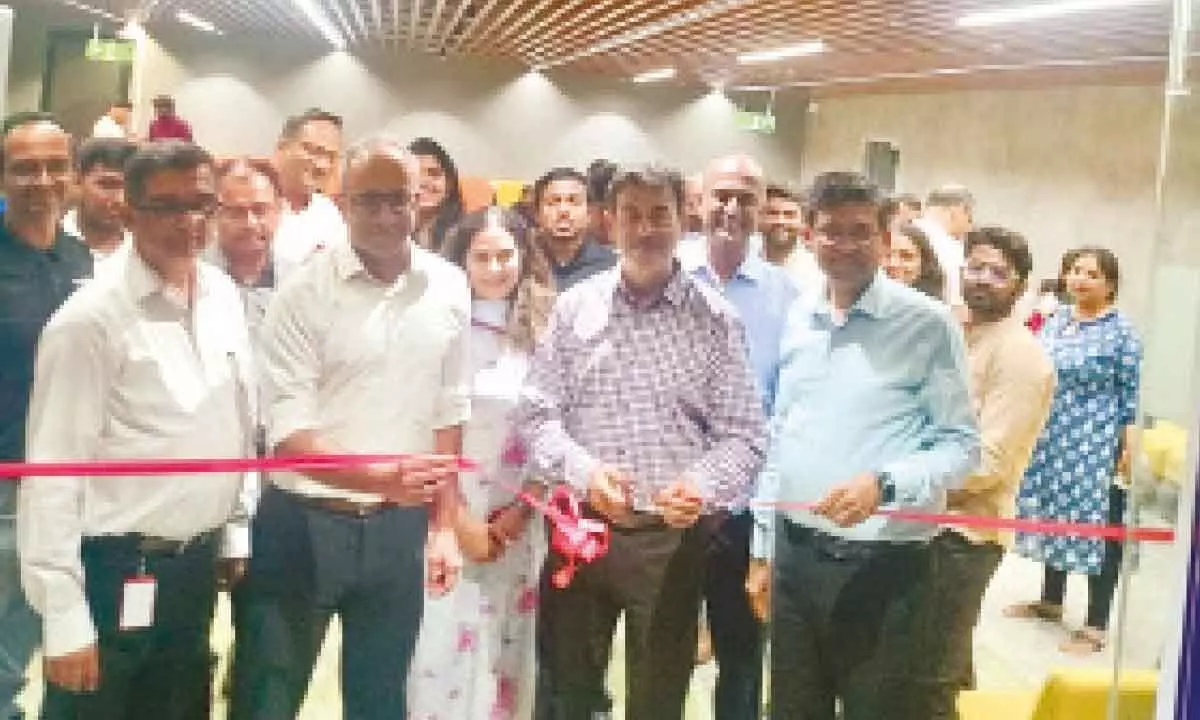 Jayesh Ranjan, Special Secretary of the Industries & Commerce and IT Departments, Telangana, inaugurating the event in the presence of Mahankali Srinivas Rao (MSR), CEO of T Hub and others.