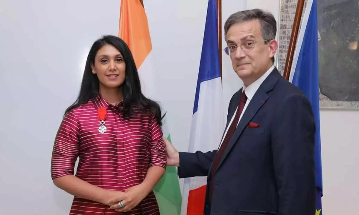 France’s highest civilian award to Roshni Nadar