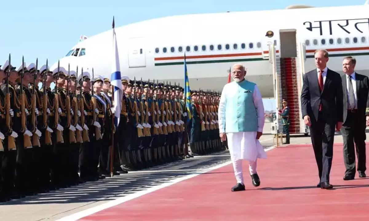 PM Modi begins Russia visit