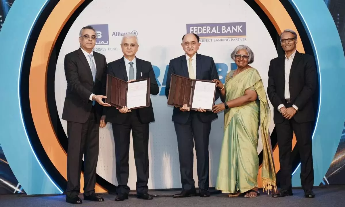 Federal Bank and Bajaj Allianz LI in strategic Bancassurance partnership