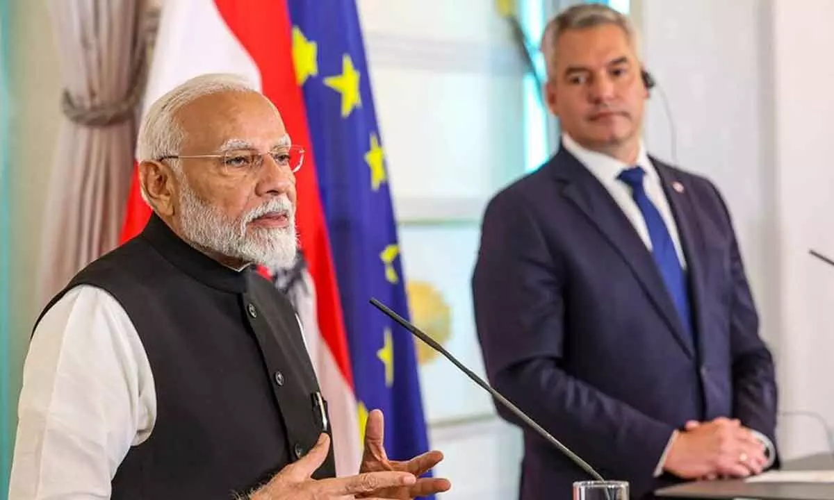 PM Modi pitches India for Austrian industry