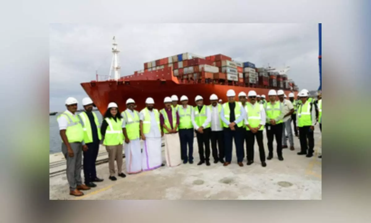 Adani Groups Vizhinjam Port receives first mothership, puts India in world league