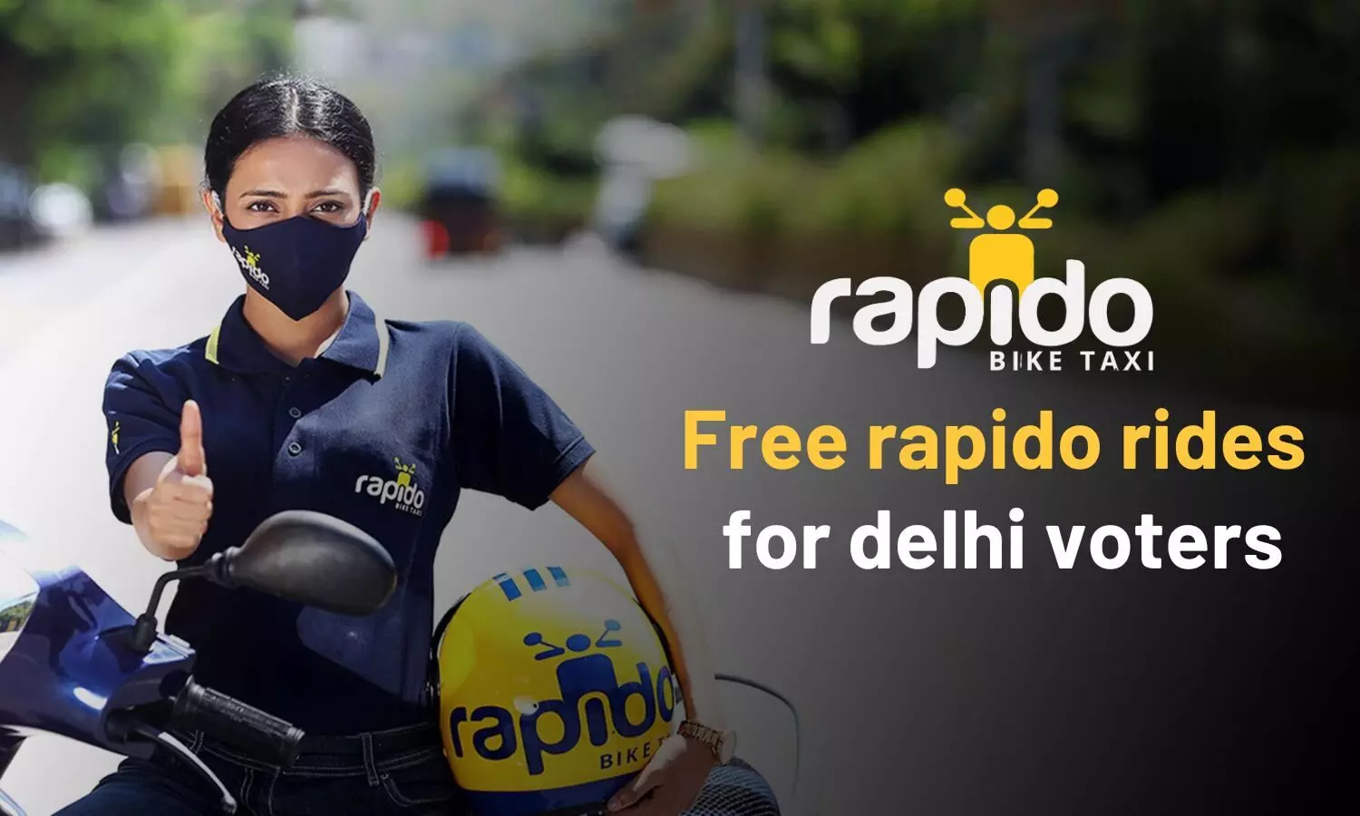 Free Rapido bike taxi rides for Delhi voters on election day