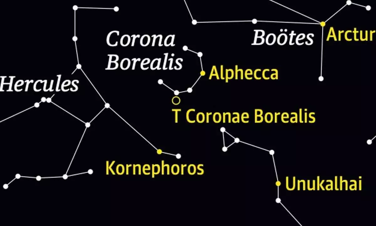 Stargazing? Catch a glimpse of the sparkling T Coronae Borealis; stay spellbound