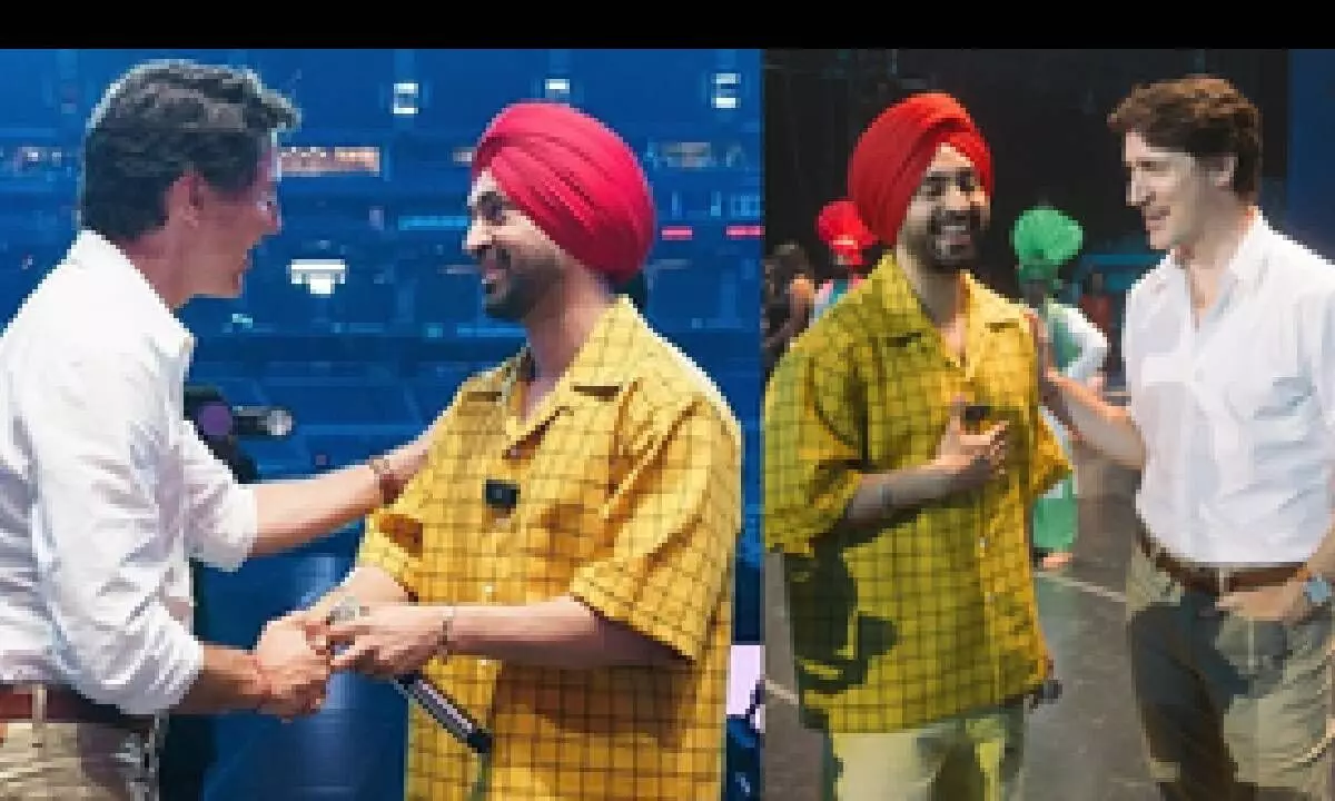 Diljit Dosanjh meets Canadian PM Justin Trudeau at sold-out Canada concert