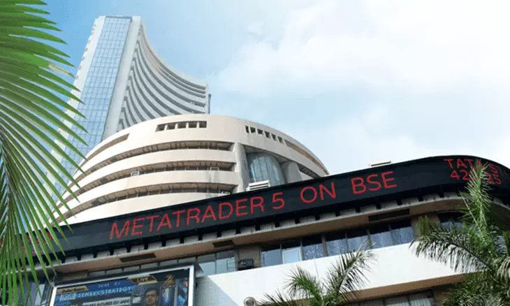 Sensex trades higher on positive global cues