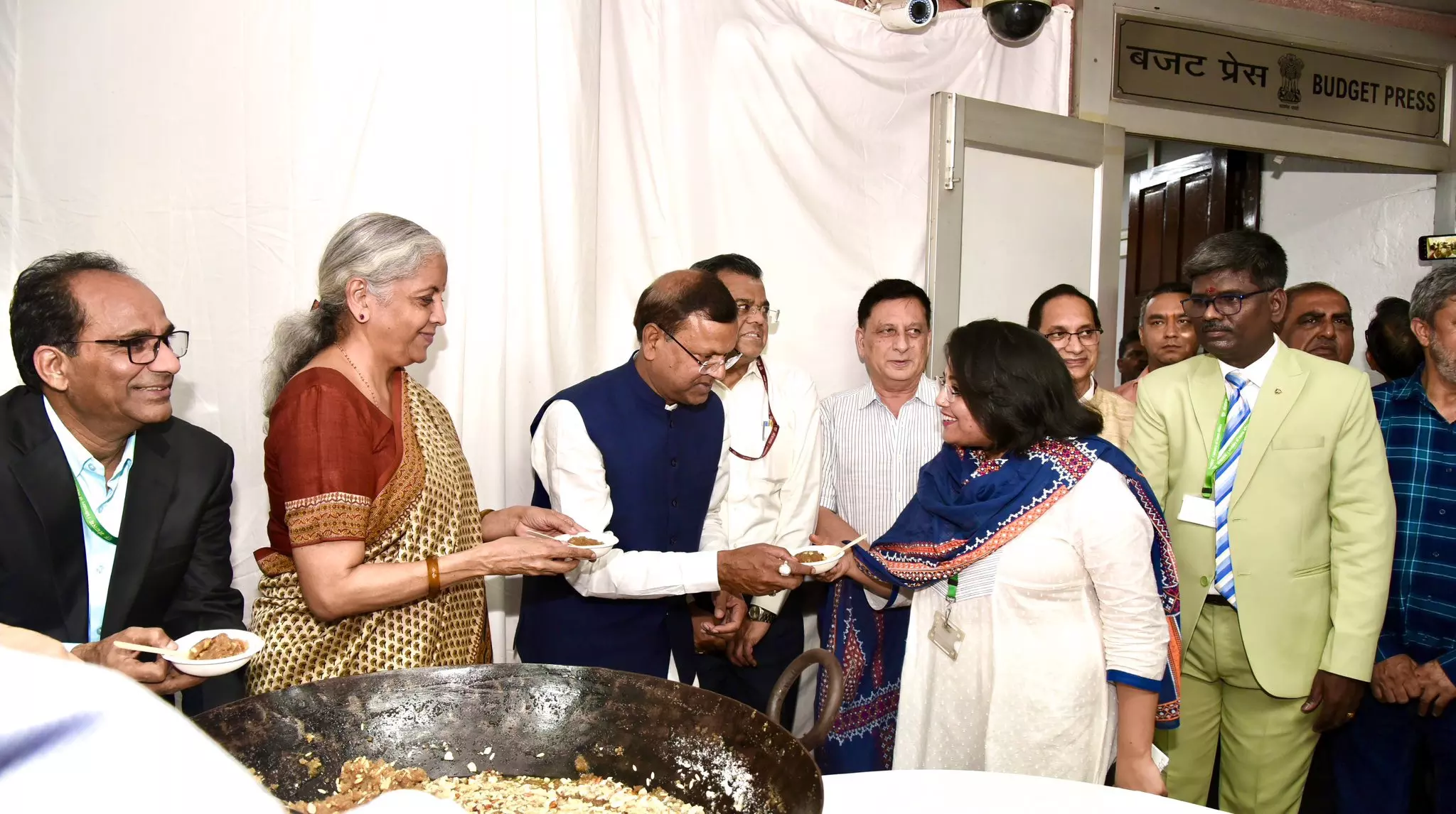 FM participates in customary halwa ceremony; marks final stage of Budget preparation